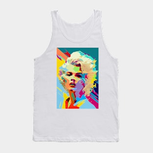 Modern woman in pop-art style Tank Top